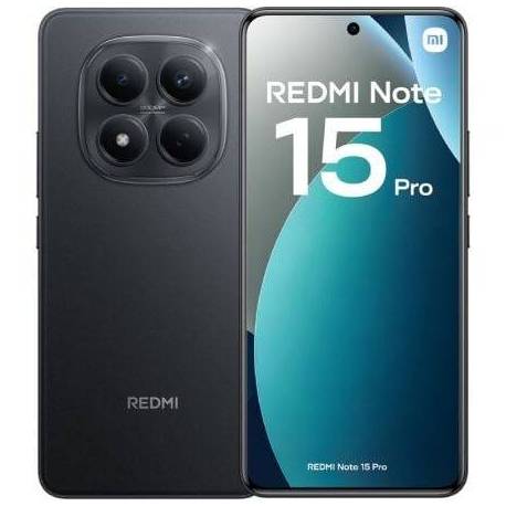 SMARTPHONE XIAOMI REDMI NOTE 15 PRO 8GB/ 256GB/ 6.83'/ NEGRO