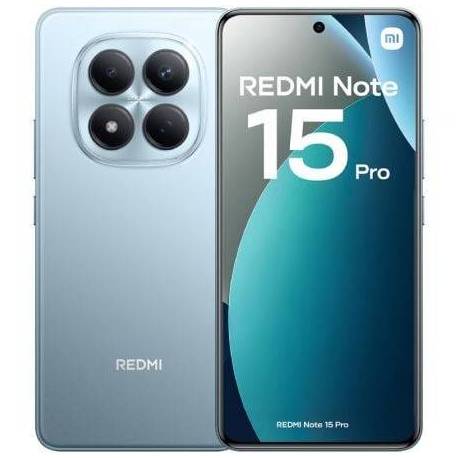 SMARTPHONE XIAOMI REDMI NOTE 15 PRO 8GB/ 256GB/ 6.83'/ AZUL GLACIAR