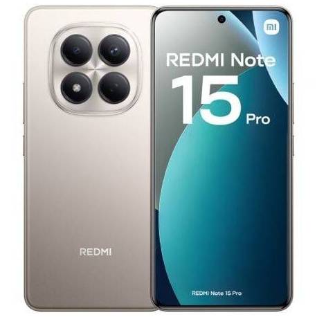 SMARTPHONE XIAOMI REDMI NOTE 15 PRO 8GB/ 256GB/ 6.83'/ TITANIO