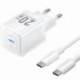 CARGADOR DE PARED GAN VENTION TZ-FEPW0-EU-01/ 1XUSB TIPO-C + CABLE USB TIPO-C/ 20W