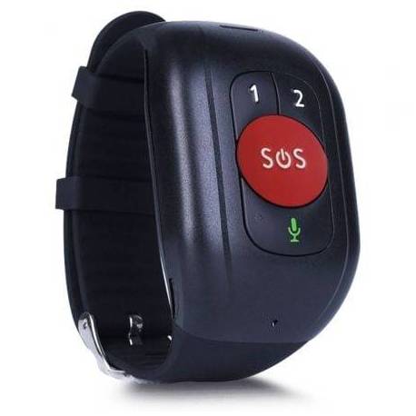PULSERA SMARTBAND LEOTEC SENIOR SMART BAND 4G/ ROJA Y NEGRA