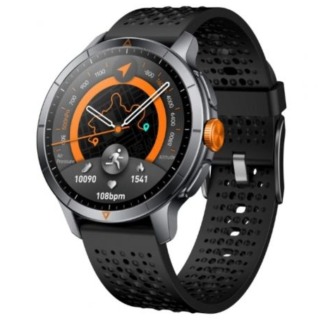 SMARTWATCH QUBO SMT-500AGP/ NOTIFICACIONES/ FRECUENCIA CARDÍACA/ GPS/ NEGRO