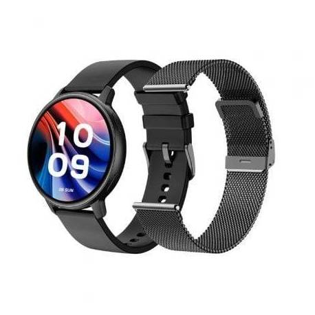 SMARTWATCH SPC SMARTEE DUO CLASSIC 9652N/ NOTIFICACIONES/ FRECUENCIA CARDÍACA/ NEGRO/ INCLUYE CORREA EXTRA