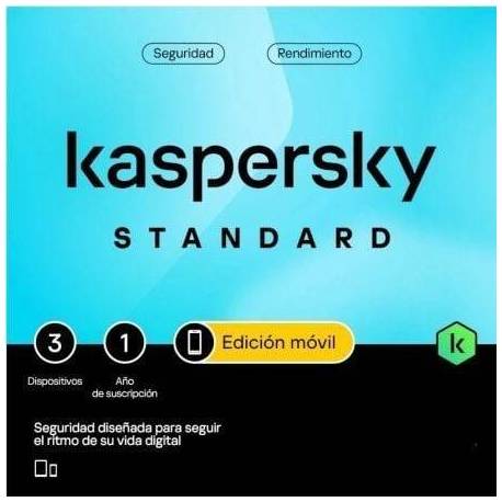 KASPERSKY STANDARD MOBILE PARA ANDROID/ 3 DISPOSITIVOS/ 1 AÑO