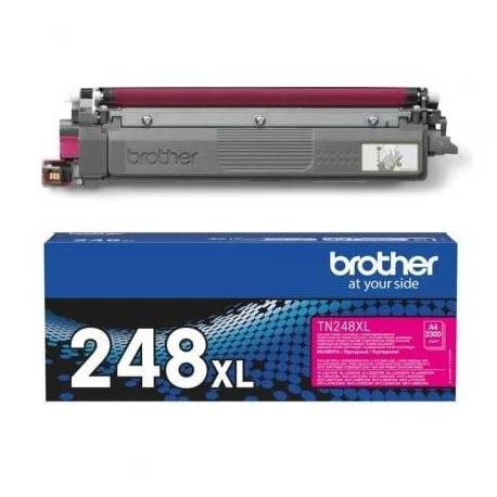 TÓNER ORIGINAL BROTHER TN248XLM ALTA CAPACIDAD/ MAGENTA