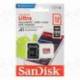 TARJETA DE MEMORIA SANDISK ULTRA 32GB MICROSD HC UHS-I CON ADAPTADOR/ CLASE 10/ 120MBS
