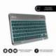 TECLADO COMPACTO INALÁMBRICO POR BLUETOOTH SUBBLIM SMART BACKLIT/ GRIS