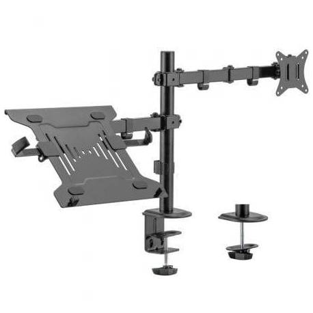 SOPORTE DE MESA ORIENTABLE/ INCLINABLE DTL32TSR-193 PARA TV Y PORTÁTIL DE 17-32'