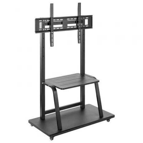 SOPORTE DE SUELO CON RUEDAS AISENS FT100E-231 PARA TV DE 37-100'/ HASTA 150KG