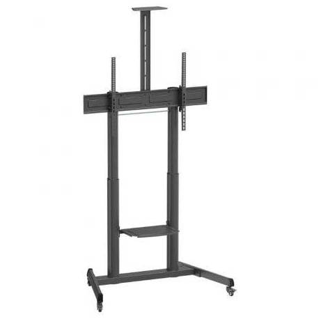SOPORTE DE SUELO INCLINABLE CON RUEDAS Y MANIVELA AISENS FT100TE-403 PARA TV 60-100'/ HASTA 100KG