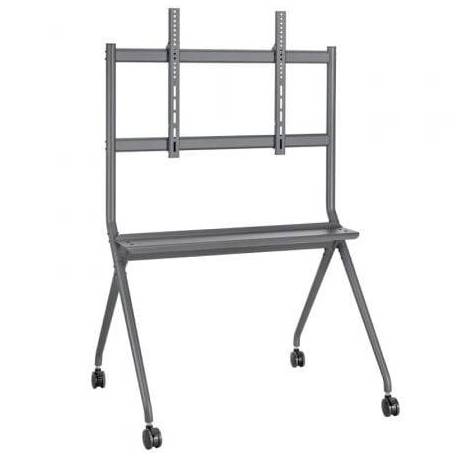 SOPORTE DE SUELO CON RUEDAS AISENS FT86FE-143 PARA TV O PANTALLA INTERACTIVA 50'-86'/ HASTA 120KG
