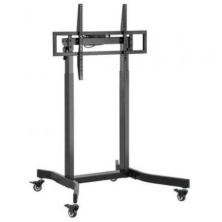 SOPORTE DE SUELO MOTORIZADO CON RUEDAS AISENS FTF100E-271 PARA TV DE 55-100'/ HASTA 120KG