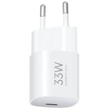 CARGADOR DE PARED GAN XIAOMI 33W NANO POWER ADAPTER 1XUSB TIPO-C/ 33W