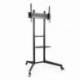 SOPORTE DE SUELO INCLINABLE CON RUEDAS TOOQ FS1170M-B PARA TV DE 37-70'/ HASTA 50KG