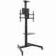 SOPORTE DE SUELO INCLINABLE CON RUEDAS TOOQ FS1184M-B PARA TV DE 35-70'/ HASTA 70KG