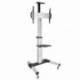 SOPORTE DE SUELO INCLINABLE/ AJUSTABLE CON RUEDAS TOOQ FS1870M-B PARA TV DE 37-70'/ HASTA 50KG