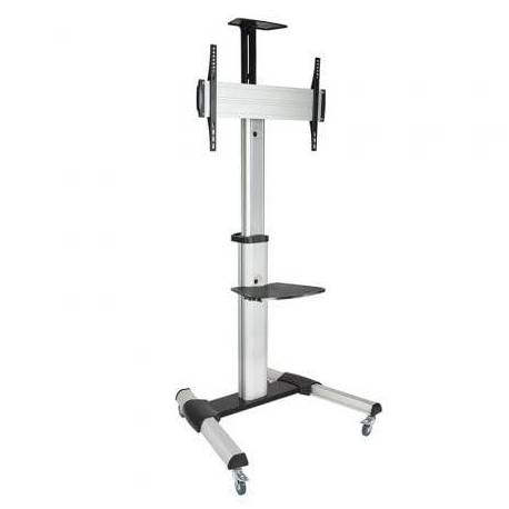 SOPORTE DE SUELO INCLINABLE/ AJUSTABLE CON RUEDAS TOOQ FS1870M-B PARA TV DE 37-70'/ HASTA 50KG