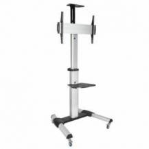 SOPORTE DE SUELO INCLINABLE/ AJUSTABLE CON RUEDAS TOOQ FS1870M-B PARA TV DE 37-70'/ HASTA 50KG