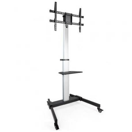 SOPORTE DE SUELO INCLINABLE/ AJUSTABLE CON RUEDAS TOOQ FS1886M-B PARA TV DE 37-86'/ HASTA 50KG
