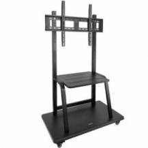 SOPORTE DE SUELO AJUSTABLE CON RUEDAS TOOQ FS20101M-B PARA TV DE 37-100'/ HASTA 150KG