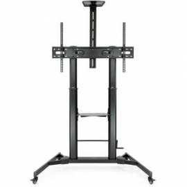 SOPORTE DE SUELO INCLINABLE/ AJUSTABLE CON RUEDAS TOOQ FS20400HM-B PARA TV DE 60-100'/ HASTA 100KG