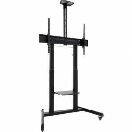 SOPORTE DE SUELO INCLINABLE CON RUEDAS TOOQ FS20406HM-B PARA TV DE 60-100'/ HASTA 120KG