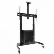 SOPORTE DE SUELO INCLINABLE CON RUEDAS TOOQ NARNIA FS20500M-B PARA TV DE 60-100'/ HASTA 100KG