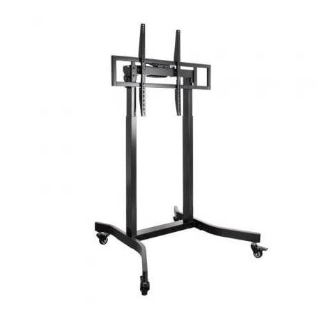 SOPORTE DE SUELO ELÉCTRICO CON RUEDAS TOOQ FSM02-B PARA TV 55-100'/ HASTA 120KG