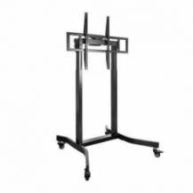 SOPORTE DE SUELO ELÉCTRICO CON RUEDAS TOOQ FSM02-B PARA TV 55-100'/ HASTA 120KG