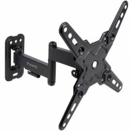 SOPORTE DE PARED EXTENSIBLE/ GIRATORIO/ INCLINABLE TOOQ LP1344TN-B PARA TV DE 13-43'/ HASTA 20KG