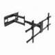 SOPORTE DE PARED ORIENTABLE / INCLINABLE TOOQ LP4380XL-B PARA TV DE 43-80'/ HASTA 50KG