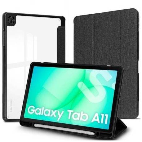 FUNDA SUBBLIM CLEAR SHOCK CASE PARA SAMSUNG A11 8.7'/ NEGRA