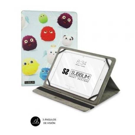 FUNDA SUBBLIM TRENDY FURRY PARA TABLETS DE 9.6'-11'/ NEGRA