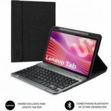 FUNDA CON TECLADO SUBBLIM SHOCK CASE LENOVO TAB 10.1' 2025/ NEGRA