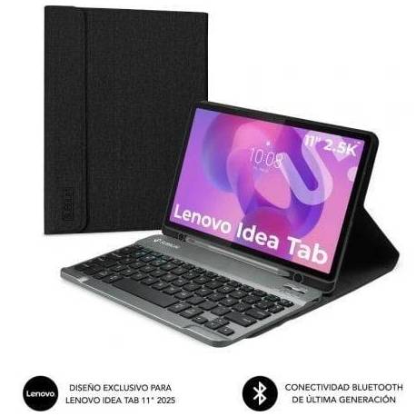 FUNDA CON TECLADO SUBBLIM KEYTAB PRO BT LENOVO IDEA TAB 11' 2025/ NEGRA