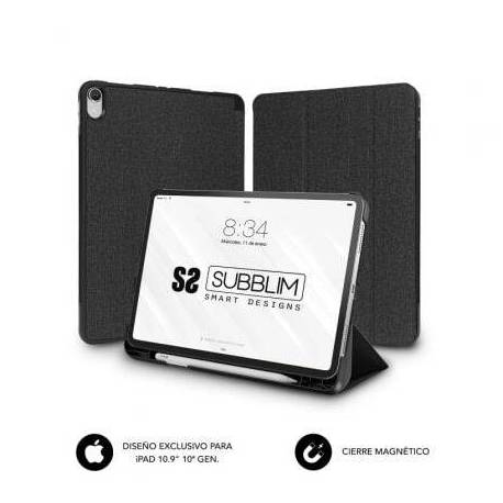 FUNDA SUBBLIM SHOCK CASE SUBCST-5SC316 PARA IPAD 10ª GENERACIÓN DE 10.9'/ NEGRA