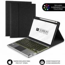 FUNDA CON TECLADO SUBBLIM KEYTAB PRO BT PARA TABLET IPAD 10.9' 10A GEN/ NEGRA