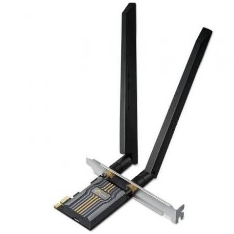 TARJETA DE RED INALÁMBRICA-PCI EXPRESS TP-LINK ARCHER TBE400E/ WIFI 7/ 6500MBPS/ 2.4/5GHZ/6GHZ