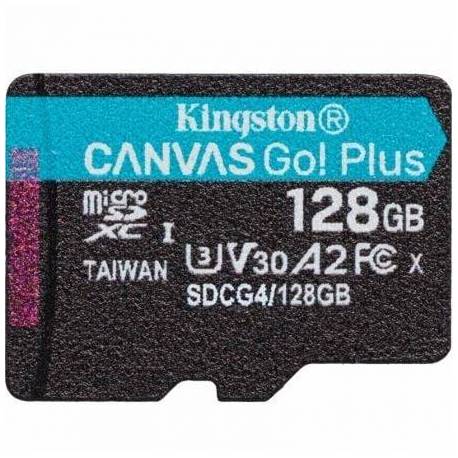 TARJETA DE MEMORIA KINGSTON CANVAS SELECT PLUS 128GB MICROSD XC/ CLASE 10/ 200MBS