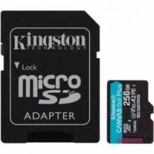 TARJETA DE MEMORIA KINGSTON CANVAS GO! PLUS 256GB MICROSD XC CON ADAPTADOR/ CLASE 10/ 200MBS