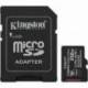 TARJETA DE MEMORIA KINGSTON CANVAS SELECT PLUS 256GB MICROSD XC CON ADAPTADOR/ CLASE 10/ 150MBS