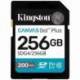 TARJETA DE MEMORIA KINGSTON CANVAS GO! PLUS 256GB SD XC/ CLASE 10/ 200MBS