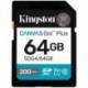 TARJETA DE MEMORIA KINGSTON CANVAS GO! PLUS 64GB SD XC/ CLASE 10/ 200MBS