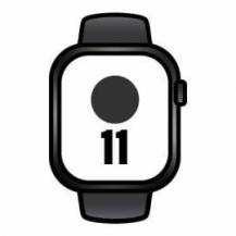 APPLE WATCH SERIES 11/ GPS/ CELLULAR/ 46MM/ CAJA DE ALUMINIO NEGRA/ CORREA DEPORTIVA NEGRA M/L