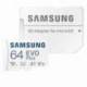 TARJETA DE MEMORIA SAMSUNG EVO PLUS 2023 64GB MICROSD XC CON ADAPTADOR/ CLASE 10/ 160MBS
