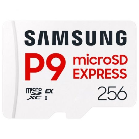 TARJETA DE MEMORIA SAMSUNG P9 EXPRESS 256GB MICROSD XC/ CLASE 10/ 800MBS