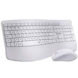 TECLADO Y RATÓN INALÁMBRICO SUBBLIM COMBO DUAL OFFICE PROWAVE/ BLANCO