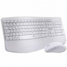 TECLADO Y RATÓN INALÁMBRICO SUBBLIM COMBO DUAL OFFICE PROWAVE/ BLANCO