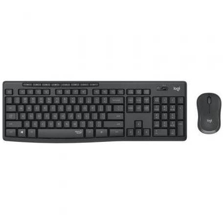 TECLADO Y RATÓN INALÁMBRICOS LOGITECH SILENT TOUCH MK295/ GRAFITO