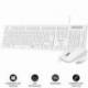 TECLADO Y RATÓN SUBBLIM COMBO BUSINESS SLIM SILENCIOSO/ BLANCO